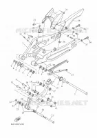 BRAS OSCILLANT  pour Yamaha TRACER 7 A2 35KW de 2022