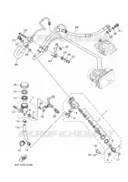MAITRE CYLINDRE DE FREIN ARRIERE pour Yamaha MT-10 de 2022