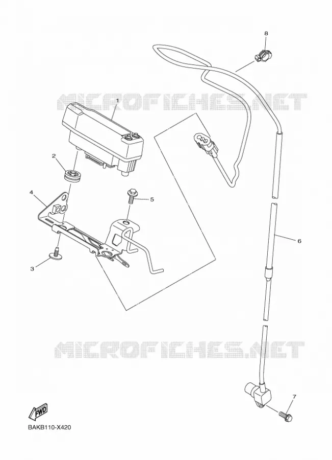 COMPTEUR  Yamaha MOTO 250 2022 WRF  WR250F