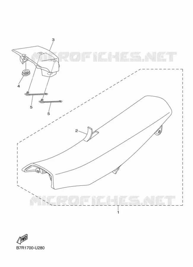 SELLE Yamaha MOTO 250 2022 WRF  WR250F