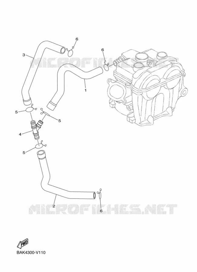 SYSTÈME D'ADMISSION D'AIR AIS Yamaha MOTO 250 2022 WRF  WR250F