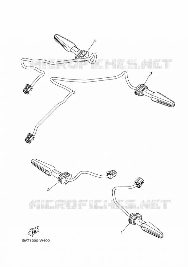 CLIGNOTANT Yamaha MOTO 700 2022 MT  MTN690