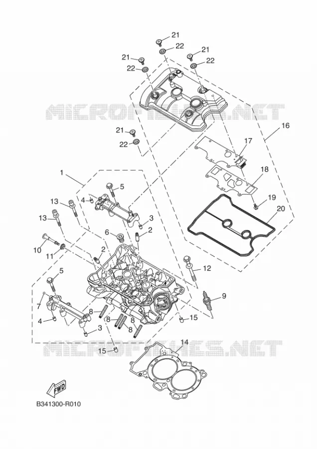 CULASSE Yamaha MOTO 700 2022 TENERE  XTZ690