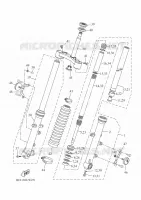 FOURCHE pour Yamaha XSR 700 XTribute de 2022