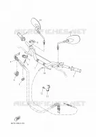 GUIDON ET CABLES pour Yamaha XSR 700 XTribute de 2022