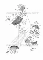 GARDE BOUE pour Yamaha MT-09 A2 35KW de 2022