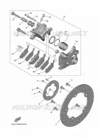 ETRIER DE FREIN AR pour Yamaha MT-09 A2 35KW de 2022
