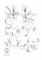 MAITRE CYLINDRE DE FREIN  pour Yamaha XMAX 125 de 2022