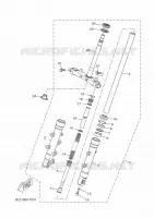 FOURCHE pour Yamaha XMAX 125 TECH MAX de 2022
