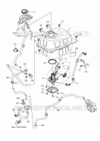 RESERVOIR A ESSENCE pour Yamaha NMAX 125 de 2022
