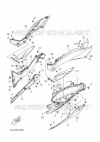 BEQUILLE / REPOSE PIEDS 2 pour Yamaha XMAX 300 de 2022