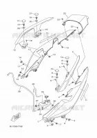 COUVERCLE LATERAL pour Yamaha XMAX 300 de 2022