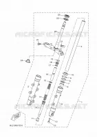 FOURCHE pour Yamaha XMAX 300 de 2022