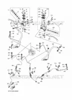 MAITRE CYLINDRE DE FREIN  pour Yamaha XMAX 300 de 2022