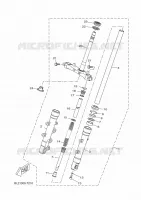 FOURCHE pour Yamaha XMAX 300 TECH MAX de 2022
