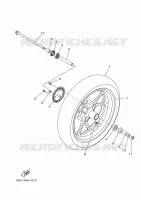 ROUE AVANT pour Yamaha NMAX 155 de 2022