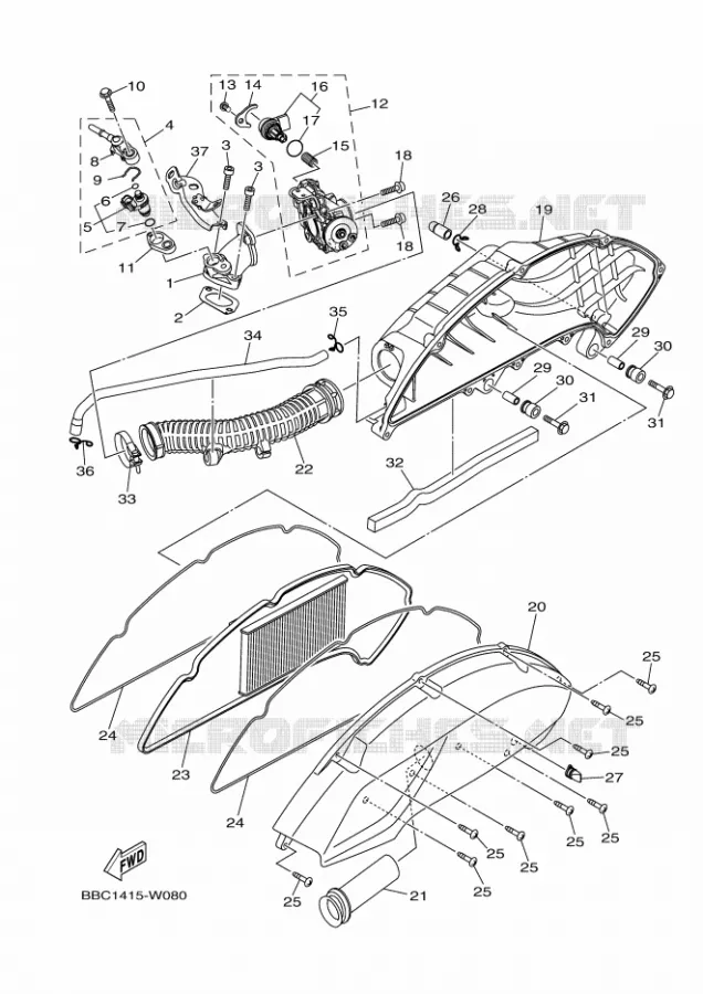 ADMISSION Yamaha SCOOTER 155 2022 NMAX  GPD155-A