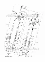 FOURCHE pour Yamaha TRICITY 125 de 2022