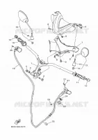 GUIDON ET CABLES pour Yamaha TRICITY 125 de 2022