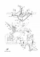 SUPPORT / REPOSE PIEDS pour Yamaha TRICITY 125 de 2022