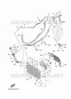 RADIATEUR / DURITES pour Yamaha TRICITY 300 de 2022
