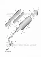 ECHAPPEMENT pour Yamaha TRICITY 300 de 2022