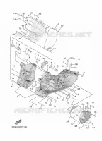 CARTER MOTEUR pour Yamaha TRICITY 300 de 2022