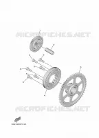 DEMARREUR KICK pour Yamaha TRICITY 300 de 2022