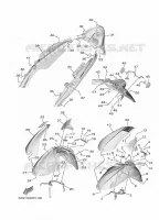 GARDE BOUE pour Yamaha TRICITY 300 de 2022