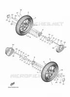 ROUE AVANT pour Yamaha TRICITY 300 de 2022