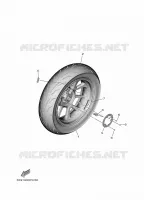 ROUE ARRIERE pour Yamaha TRICITY 300 de 2022