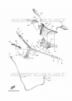 GUIDON ET CABLES pour Yamaha TRICITY 300 de 2022
