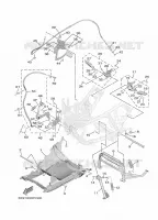 BEQUILLE / REPOSE PIEDS pour Yamaha TRICITY 300 de 2022