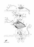 RESERVOIR A CARBURANT pour Yamaha TRICITY 300 de 2022