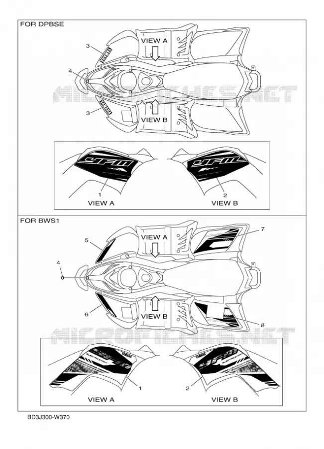 EMBLEME Yamaha QUAD 90 2022 RAPTOR  YFM90R