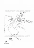 COMMODO / LEVIER pour Yamaha KODIAK 450 EPS de 2022