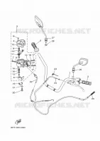 GUIDON ET CABLES pour Yamaha KODIAK 450 EPS de 2022
