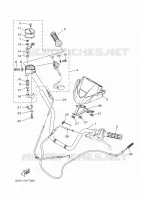 GUIDON ET CABLES pour Yamaha KODIAK 450 de 2022