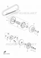 EMBRAYAGE pour Yamaha YFZ50 de 2022