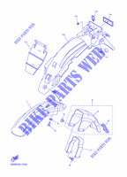 GARDE BOUE pour Yamaha YBR 125 G de 2023