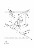 BRAS OSCILLANT / AMORTISSEUR pour Yamaha YZF 250 de 2023