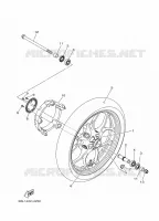 ROUE AVANT pour Yamaha YZF-R3 de 2023