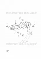 AMORTISSEUR ARRIERE pour Yamaha TRACER 7 de 2023