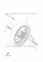 ROUE AVANT pour Yamaha TRACER 7 de 2023