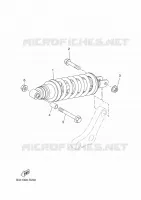 AMMORTISSEUR ARRIERE pour Yamaha TRACER 7 de 2023