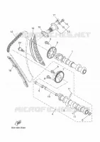 ARBRE A CAMES / CHAINE DE DISTRIBUTION pour Yamaha TRACER 7 de 2023