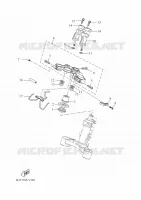 DIRECTION pour Yamaha TRACER 7 GT A2 35KW de 2023