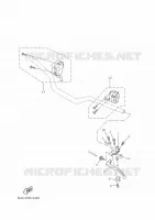 COMMODO / LEVIER pour Yamaha TRACER 7 GT de 2023