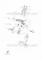DIRECTION pour Yamaha TRACER 7 GT de 2023