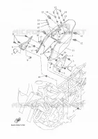 COUVERCLE LATERAL pour Yamaha TENERE 700 WORLD RALLY de 2023